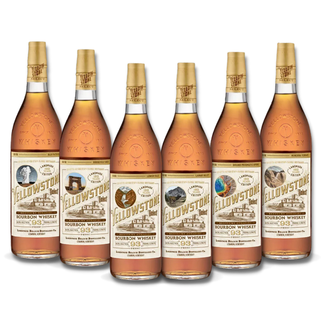 [BUY] Yellowstone Select 'Landmark Edition' Bourbon | Complete (6) Bottle Set at CaskCartel.com