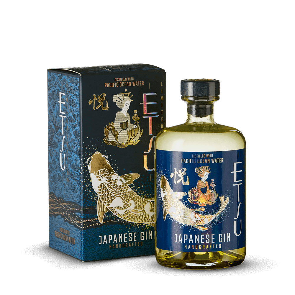 Etsu Handcrafted Deep Ocean Japanese Gin | 700ML at CaskCartel.com