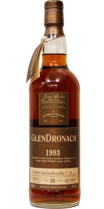Glendronach 1993 Pedro Ximenez 20 Year Old at CaskCartel.com