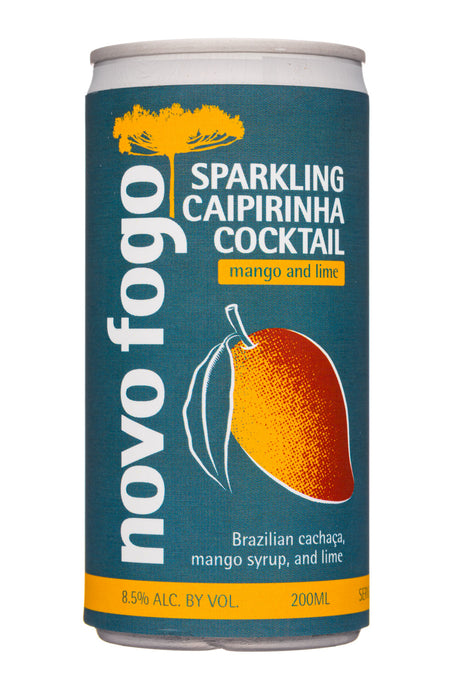 Novo Fogo Sparkling Caipirinha Mango and Lime Cocktail | 200ML at CaskCartel.com