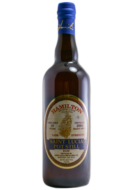 Hamilton St. Lucia 2004 Pot Still 10 Year Old Rum - CaskCartel.com
