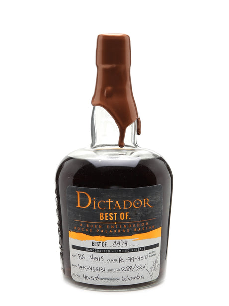 Dictador Best Of 1979 Whiskey Cask Finish Vintage Rum at CaskCartel.com