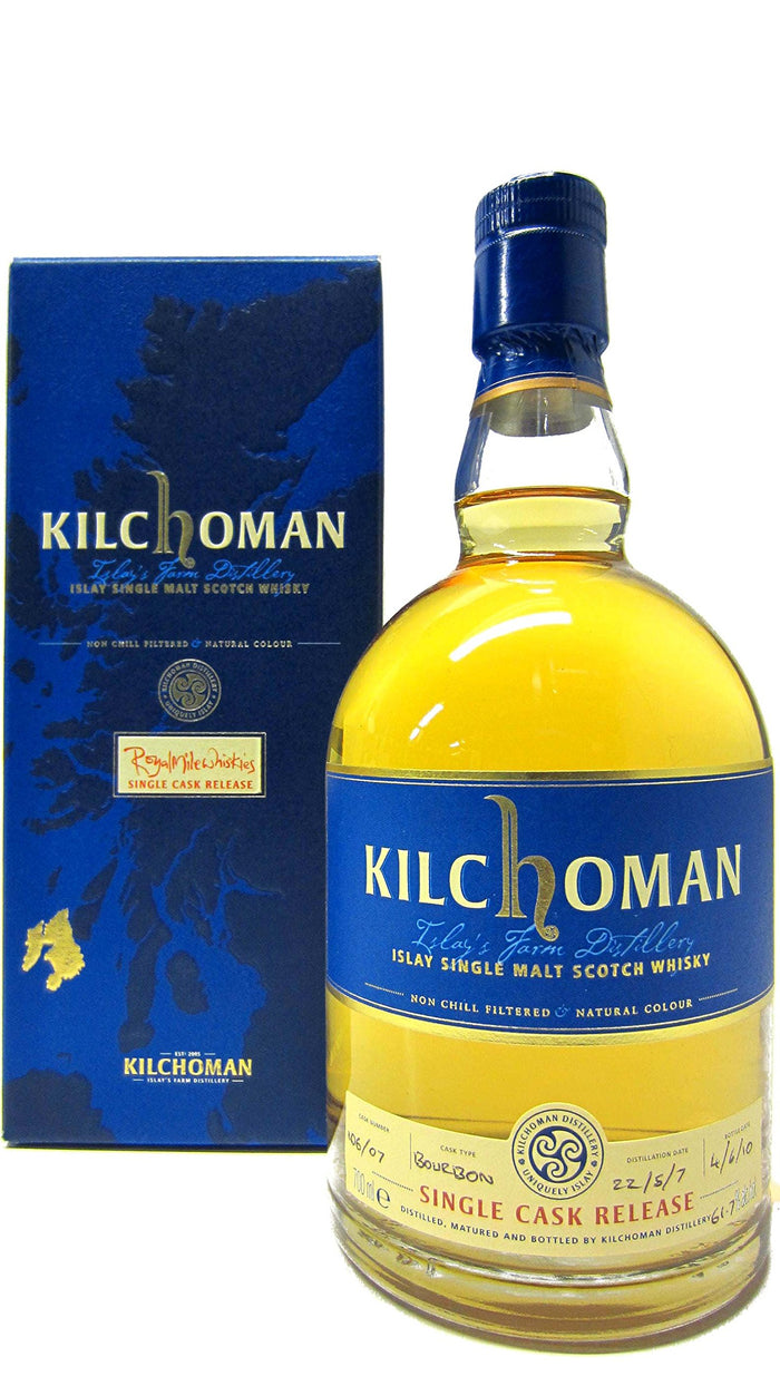 Kilchoman Royal Mile Single Cask 2007 3 Year Old Whisky | 700ML