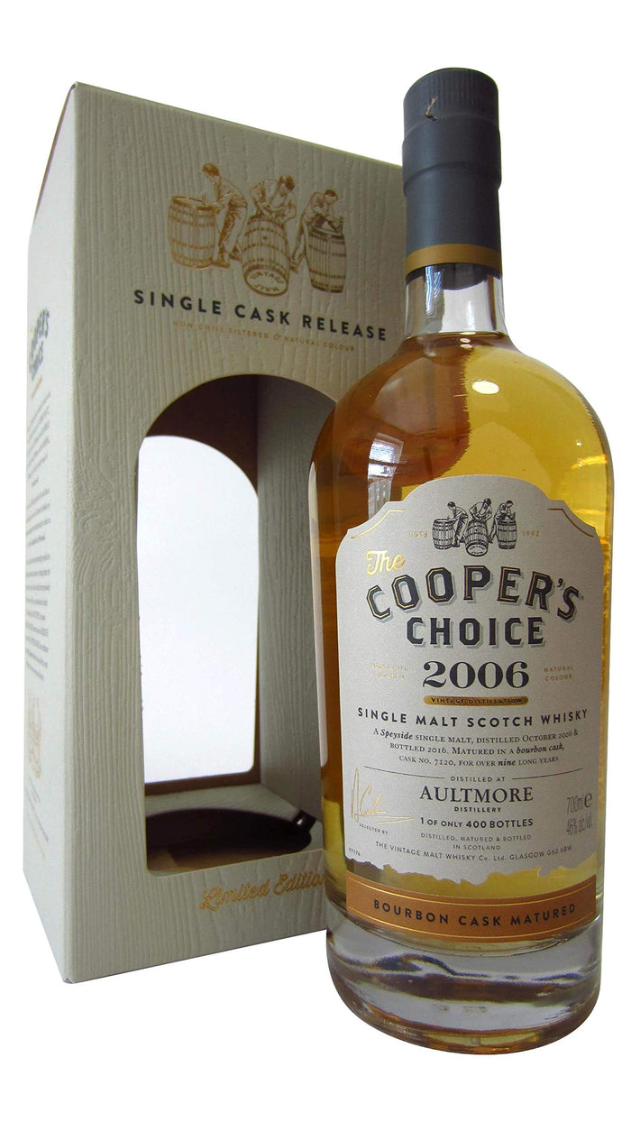 Aultmore Cooper's Choice Single Cask #7120 2006 9 Year Old Whisky | 700ML