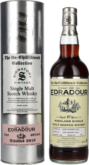 Edradour 10 Year Old (D.2010, B.2020) Cask No: 402 Signatory Vintage Scotch Whisky | 700ML at CaskCartel.com