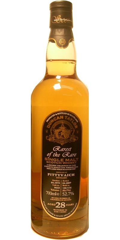 Pittyvaich Rarest Of The Rare Single Cask #5633 1979 28 Year Old Scotch Whisky | 700ML at CaskCartel.com