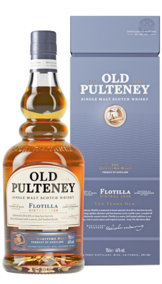 Old Pulteney Flotilla 2008 Vintage Scotch Whisky | 700ML at CaskCartel.com