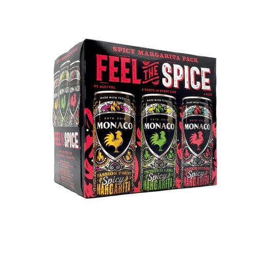 Monaco Spicy Margarita Variety Pack Cocktail | 6x355ML at CaskCartel.com
