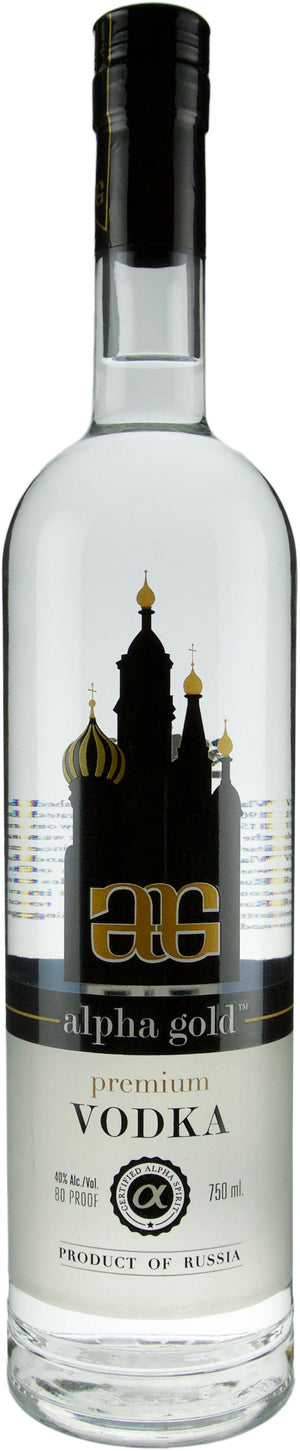 Alpha Gold Vodka at CaskCartel.com
