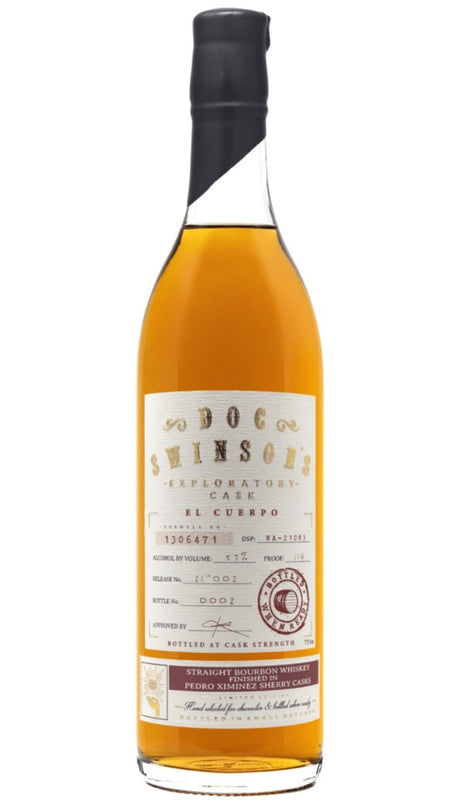Doc Swinson Exploratory Cask El Cuerpo Straight Bourbon Whiskey at CaskCartel.com