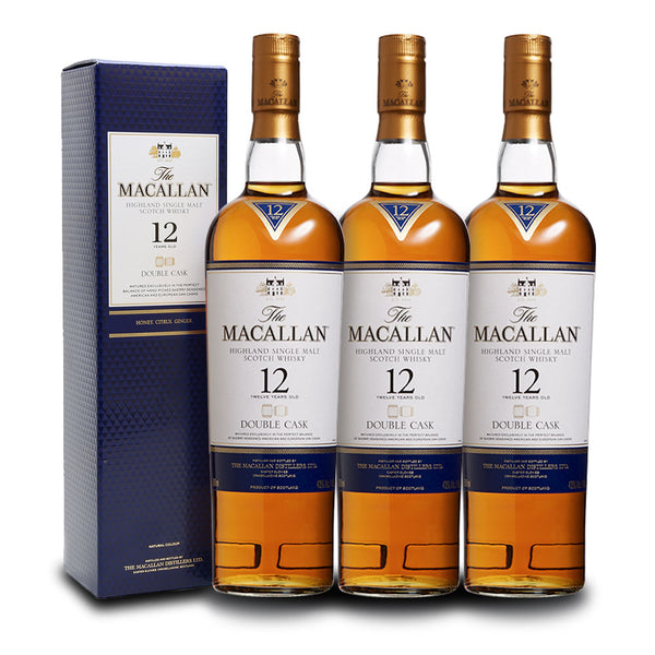 The Macallan 12 Double Cask 700ml 3本セット BUY] The Macallan Double Cask 12 Years Old (3) Bottle Bundle at