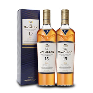 The Macallan Double Cask 15 Year Old (2) Bundle | Highland Single Malt Scotch Whisky at CaskCartel.com
