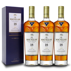 The Macallan Double Cask 18 Year Old (3) Bottle Bundle | Highland Single Malt Scotch Whisky at CaskCartel.com