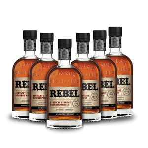Rebel Kentucky Straight Bourbon Whiskey (6) Bottle Bundle at CaskCartel.com