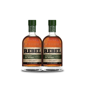 Rebel Straight Rye Whiskey (2) Bottle Bundle at CaskCartel.com