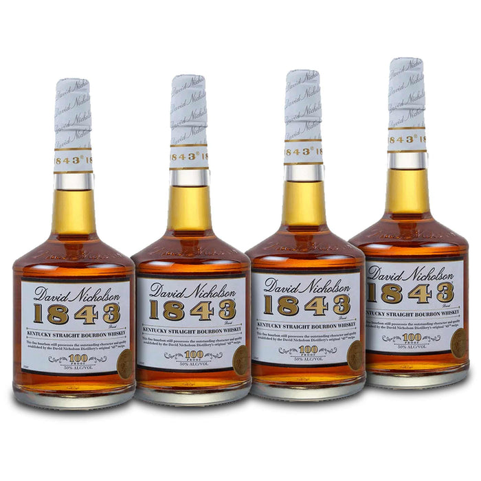 David Nicholson 1843 Bourbon Whiskey (4) Bottle Bundle