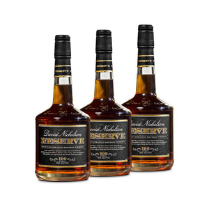 David Nicholson Reserve Bourbon Whiskey (3) Bottle Bundle at CaskCartel.com