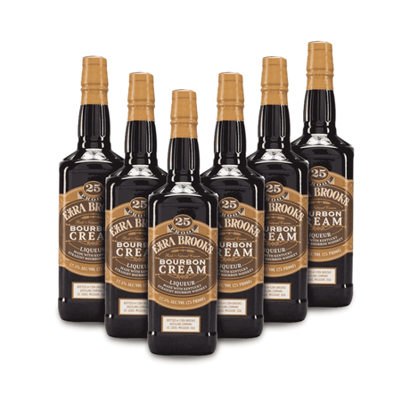Ezra Brooks Bourbon Cream Liqueur (6) Bottle Bundle at CaskCartel.com