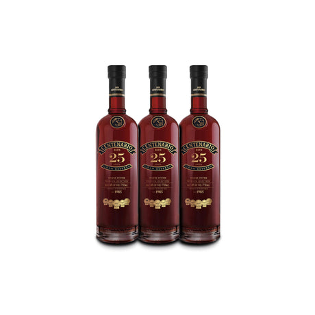 Ron Centenario 25 Gran Reserva Rum (3) Bottle Bundle at CaskCartel.com