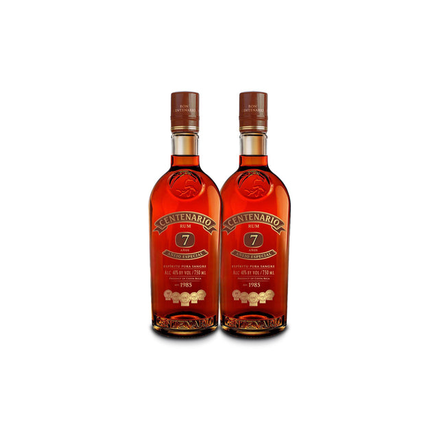 Ron Centenario 7 Anejo Especial Rum (2) Bottle Bundle at CaskCartel.com