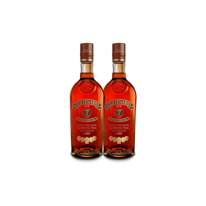 Ron Centenario 7 Anejo Especial Rum (2) Bottle Bundle