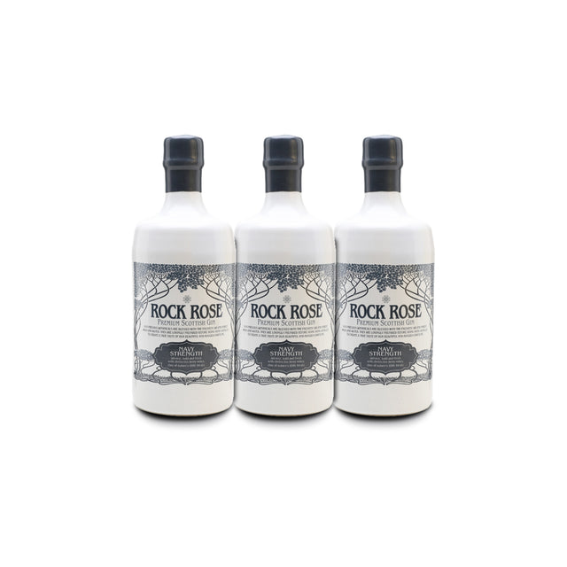 Rock Rose Navy Strength Gin (3) Bottle Bundle at CaskCartel.com