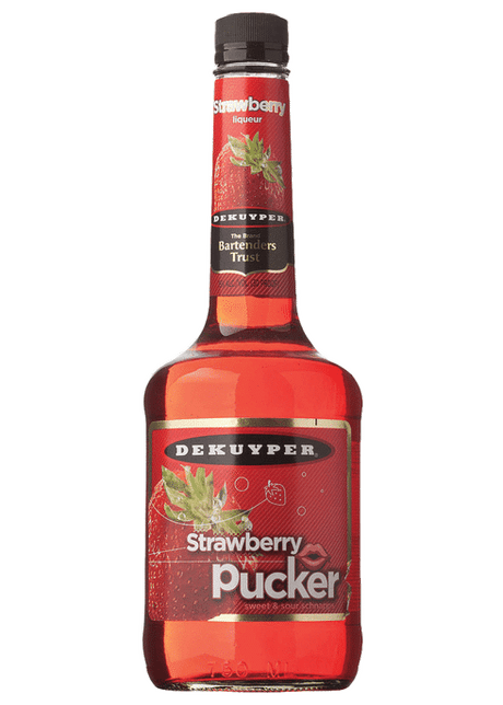DeKuyper Strawberry Pucker Schnapps Liqueur - CaskCartel.com