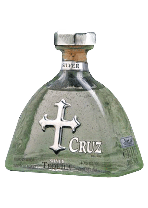 Cruz Del Sol Silver Tequila W/2 Shot Glass