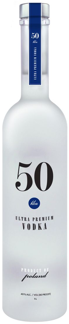 50 Bleu Ultra Premium Vodka 1L - CaskCartel.com