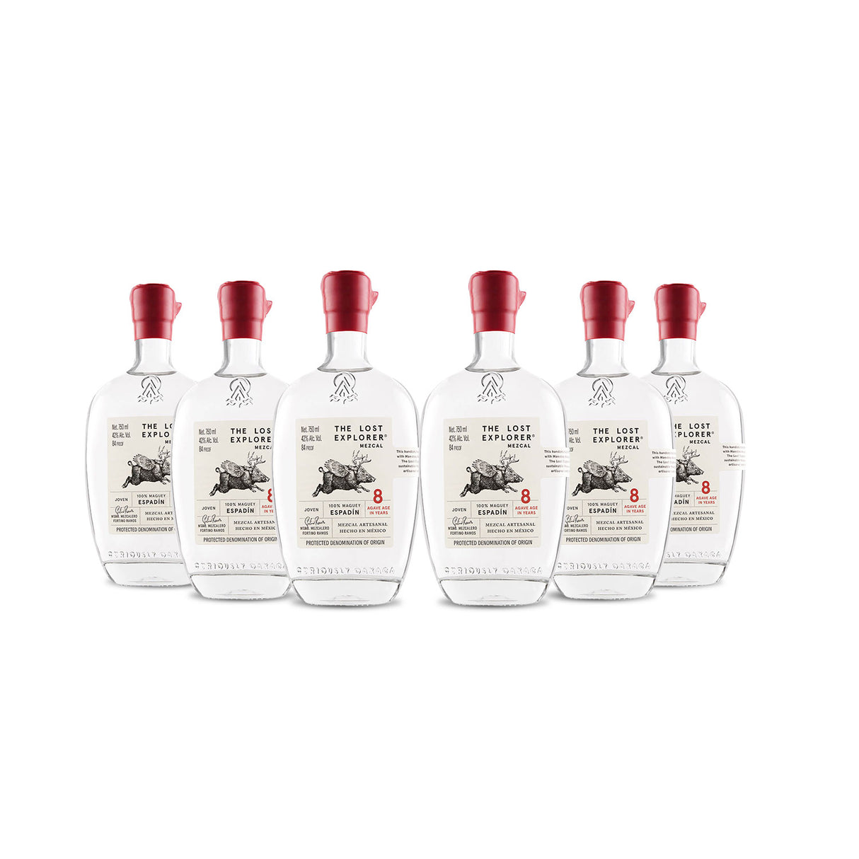 The Lost Explorer Espadin Mezcal (6) Bottle Bundle at CaskCartel.com