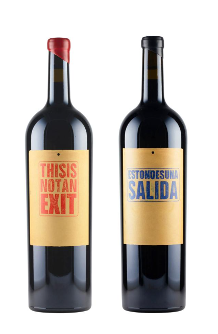 2009 | Sine Qua Non | This Is Not An Exit Set (Double Magnum) (1 x Syrah, 1 x Grenache) at CaskCartel.com