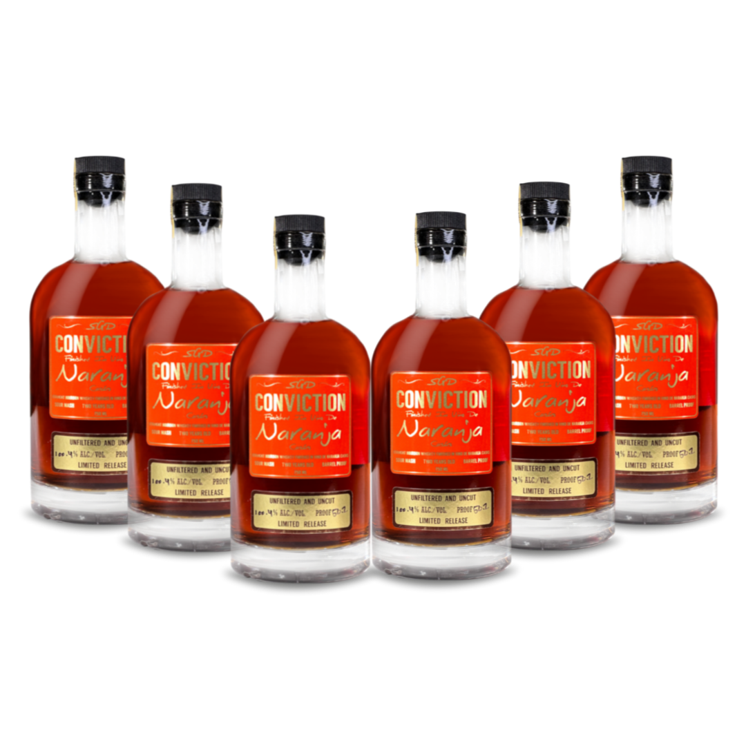 Conviction Naranja Straight Bourbon Whiskey | Limited Release (6) Bottle Bundle at CaskCartel.com