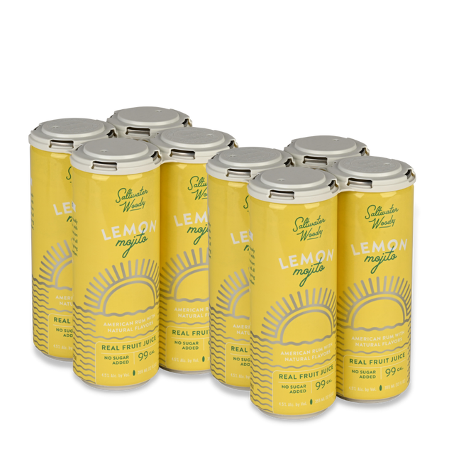 Saltwater Woody Lemon Mojito Cans (8) at CaskCartel.com