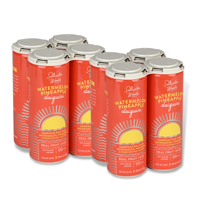 Saltwater Woody Watermelon Pineapple Daiquiri Cans (8) at CaskCartel.com