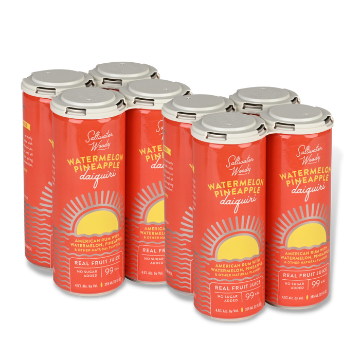 Saltwater Woody Watermelon Pineapple Daiquiri Cans (8)