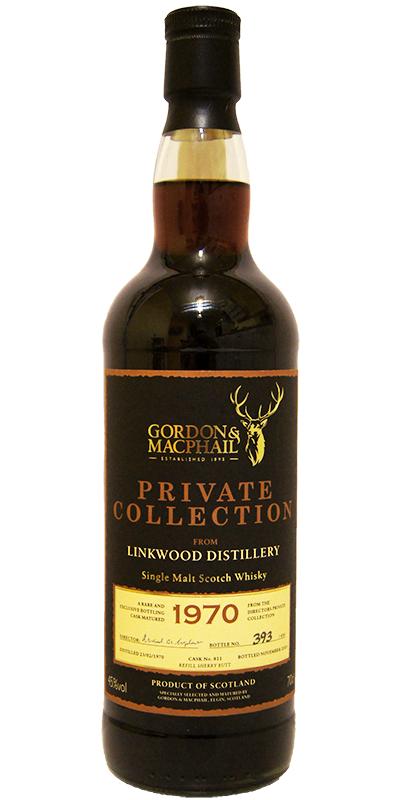 Linkwood 1970 (B.2010) Private Collection Gordon & MacPhail Scotch Whisky | 700ML