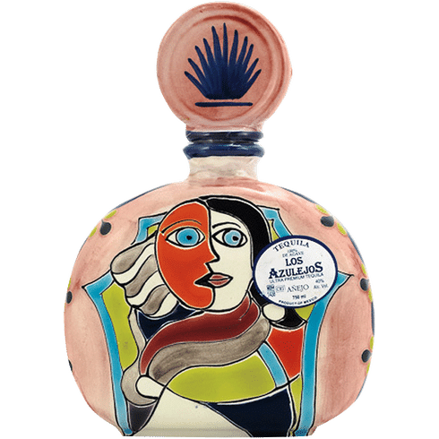 Los Azulejos Anejo Picasso Bottle Tequila at CaskCartel.com