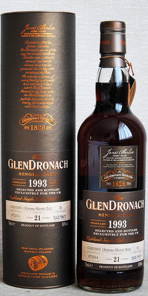 GlenDronach Single Cask #39 (UK Exclusive) 1993 21 Year Old Whisky | 700ML at CaskCartel.com