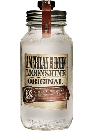 American Born Original White Lightning Moonshine Whiskey - CaskCartel.com