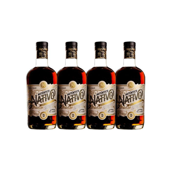 Auténtico Nativo 15 Year Old Special Reserve Rum (4) Bottle Bundle
