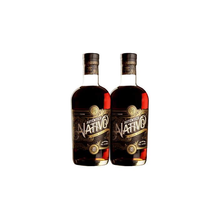 Auténtico Nativo 20 Year Rum (2) Bottle Bundle