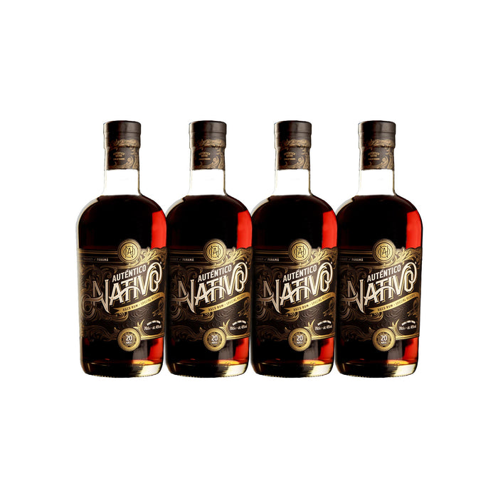 Auténtico Nativo 20 Year Rum (4) Bottle Bundle