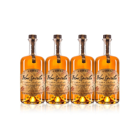 Blue Spirits Cherry Flavored Whisky (4) Bottle Bundle at CaskCartel.com
