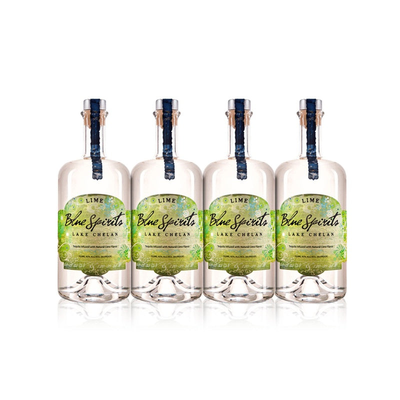 Blue Spirits Lime Tequila (4) Bottle Bundle at CaskCartel.com