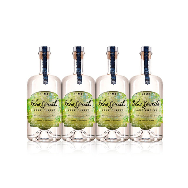 Blue Spirits Lime Tequila (4) Bottle Bundle at CaskCartel.com