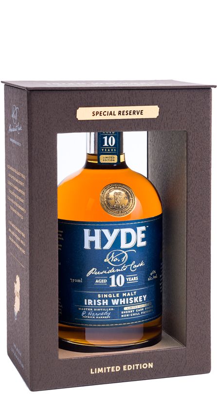 Hyde No. 1 Presidents Cask 10 Year Old Sherry Cask Finish Single Malt Irish Whiskey