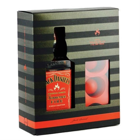 Jack Daniel's Tennessee Fire with 4 Ice Shot Molds Whiskey - CaskCartel.com
