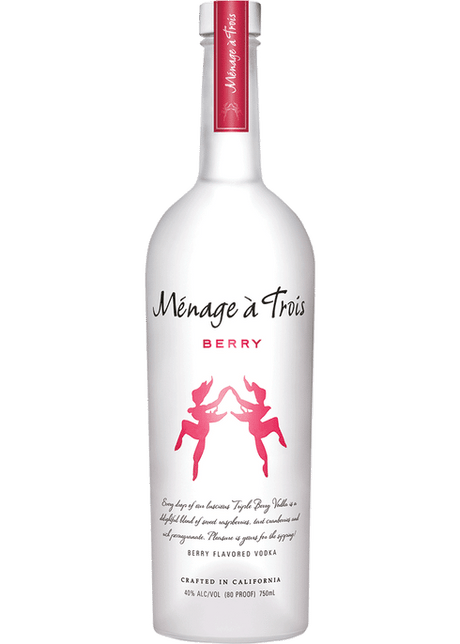 Menage A Trois Berry Vodka - CaskCartel.com