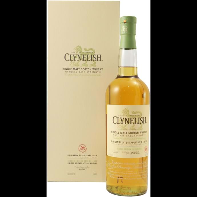 Clynelish Select Reserve Natural Cask Strength 2015 Release Scotch Whisky