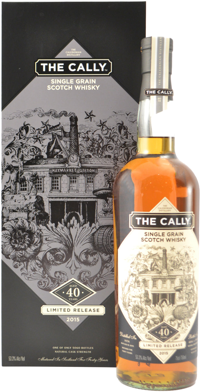 Caledonian The Cally 40 Year Old 1974 Limited Release 2015 Single Grain Whiskey